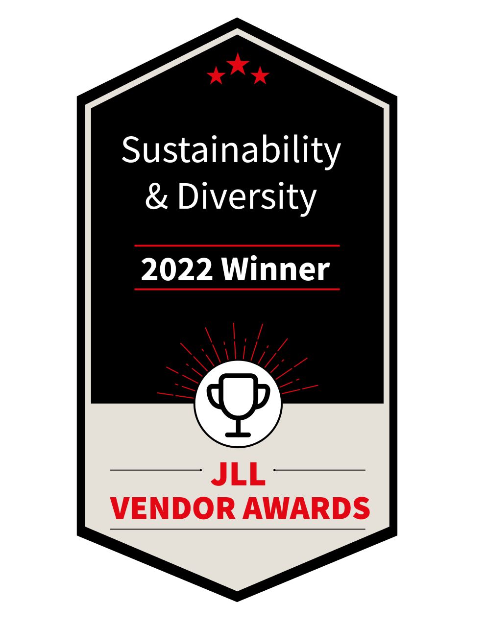 JLL Vendor Awards - “Sustainability & Diversity” 2022