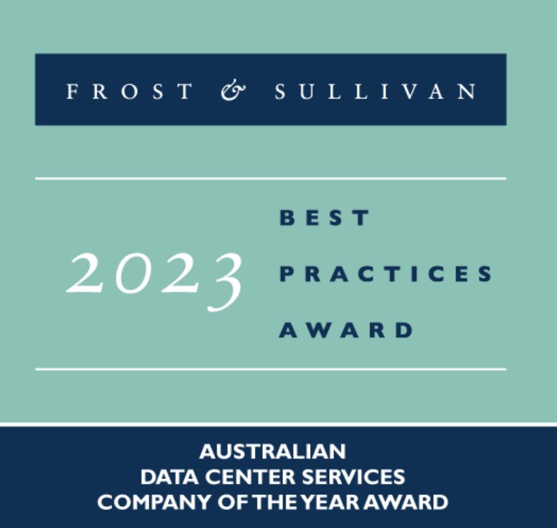 Frost & Sullivan's Australian Data Centre Services Company of the Year 2023