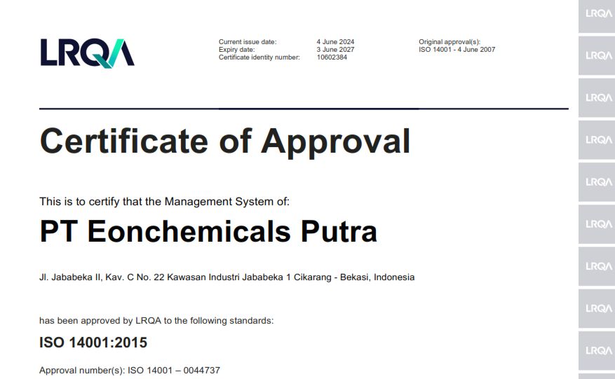 ISO 14001 (Sistem Manajemen Lingkungan) 2018