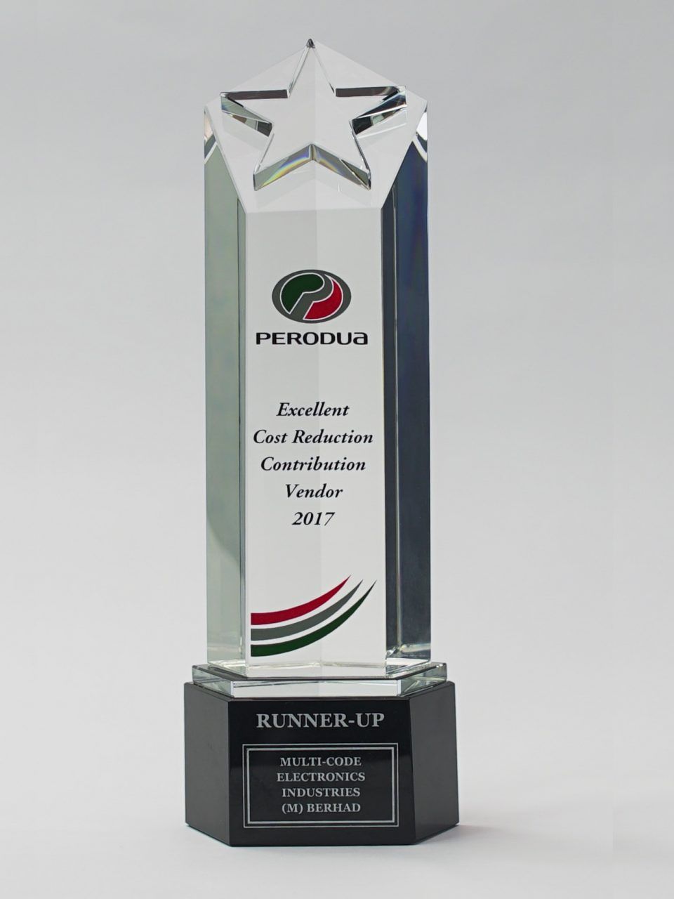 Excellent Cost Reduction Contribution Vendor by PERODUA 2017