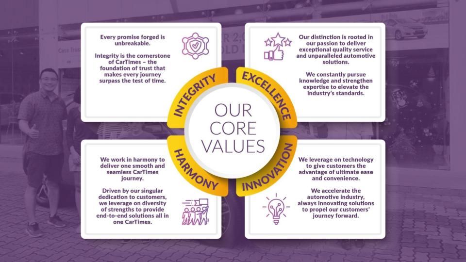 Company's culture and value information